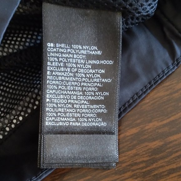 The North Face Toddler Quinn Rain Shell Jacket, 4T - TNF Black, Brand NEW, Authe - Picture 7 of 8